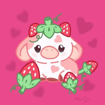 Strawberry cow 💖